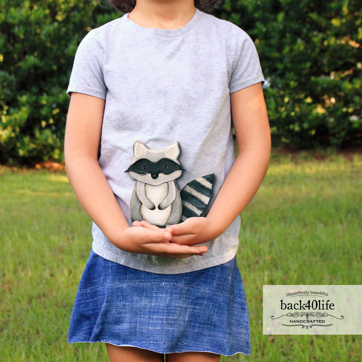 Racoon | Forest Critter Wooden Cutout Shape - Back40Life (PC-001-Racoon)