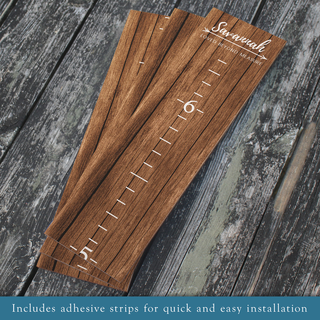 Wooden Kids Growth Height Chart Ruler for Boys and Girls (The Coldwell) Back40Life (D#2THRZ53)
