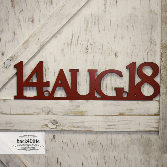 Save the Date Event Painted Wooden Cutout (S-045)