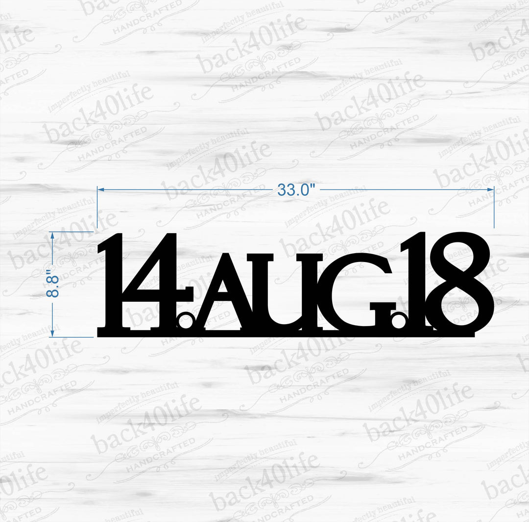 Save the Date Event Painted Wooden Cutout (S-045)