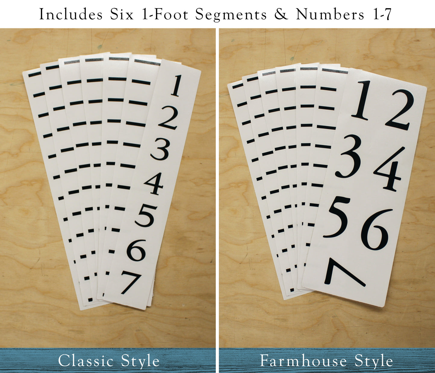 DIY Vinyl Kids Growth Chart Ruler Decal for Boys and Girls (GC-DCL)