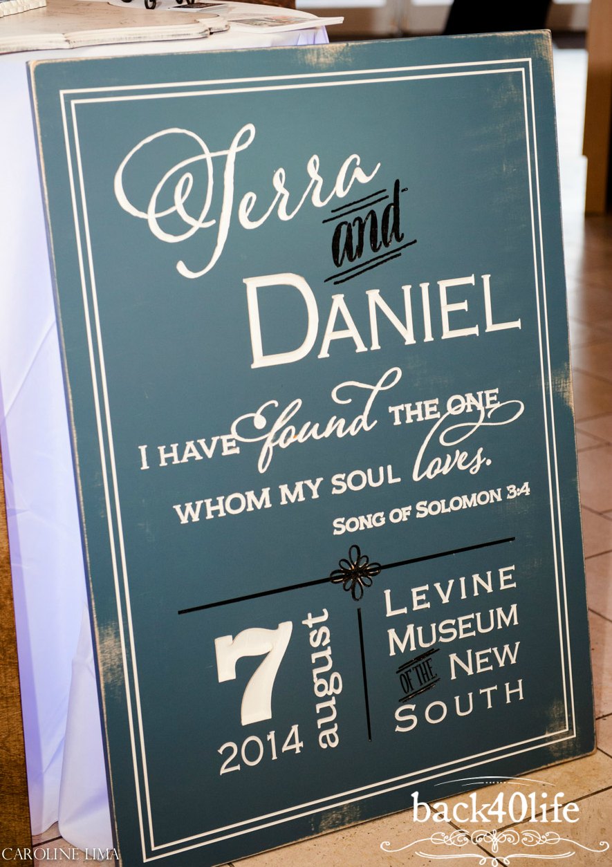 I Have Found the One Whom My Soul Loves - Wedding or Reception Wooden Sign - Terra and Daniel (W-070a)